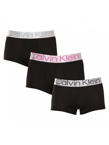 3PACK pánské boxerky Calvin Klein černé NB3074A-MHQ L