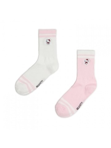 Cropp – 2 pack ponožky – Růžová