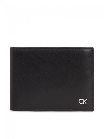 Calvin Klein Velká pánská peněženka Metal Ck K50K511689 Černá