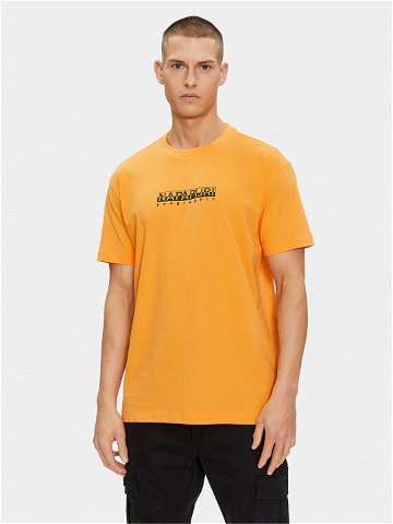 Napapijri T-Shirt NP0A4H8S Žlutá Regular Fit