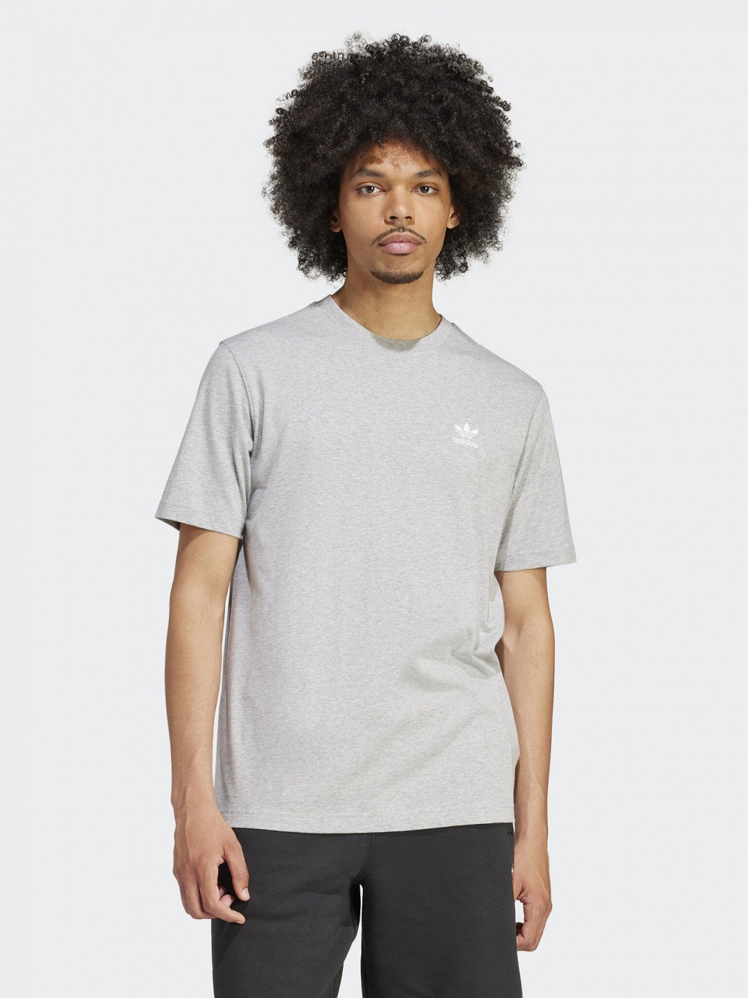 Adidas T-Shirt Trefoil Essentials IR9692 Šedá Regular Fit