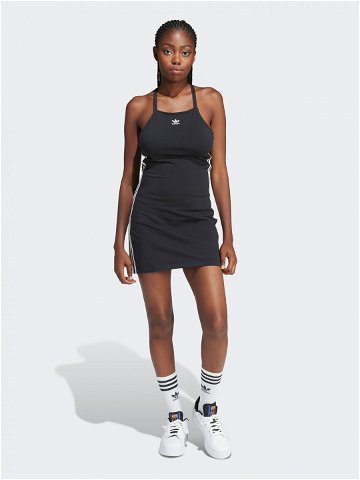 Adidas Letní šaty 3-Stripes IU2426 Černá Slim Fit