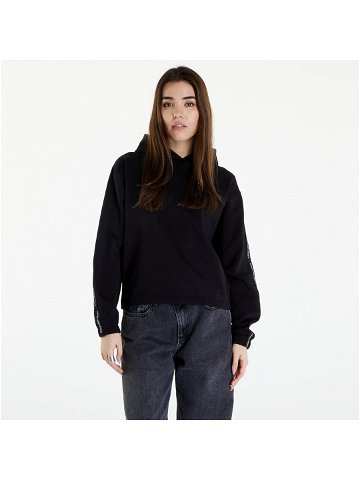 Calvin Klein Jeans Logo Elastic Hoodie Black