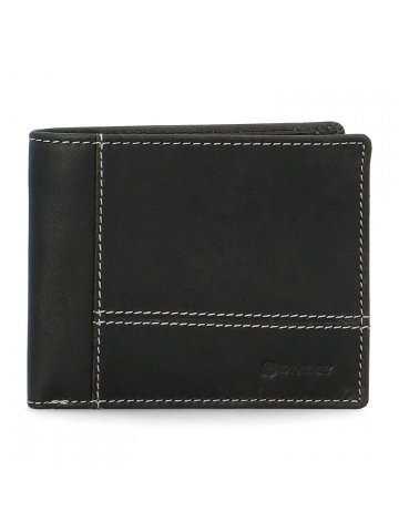 Pánská kožená peněženka černá – Diviley Goofry