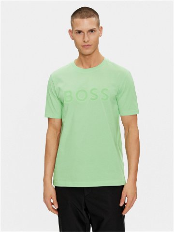 Boss T-Shirt 50512866 Zelená Regular Fit