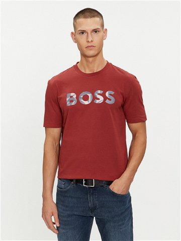 Boss T-Shirt Thompson 15 50513382 Červená Regular Fit