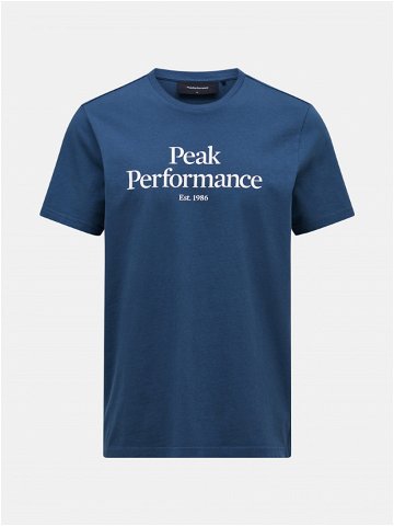 Tričko peak performance m original tee modrá l