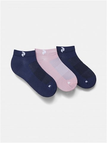 Ponožky 3-pack peak performance low sock 3-pack modrá 37 39