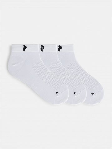 Ponožky 3-pack peak performance low sock 3 bílá 37 39