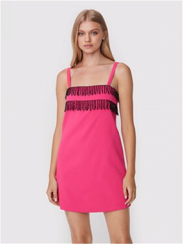 Pinko Koktejlové šaty Anica 1G183B 7624 Růžová Regular Fit