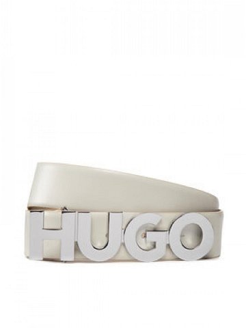 Hugo Pánský pásek Zula Belt 3 5cm C-Zl 50482438 Béžová