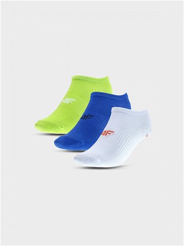Chlapecké kotníkové ponožky casual 3-pack – multibarevné