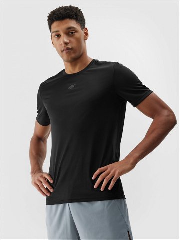 Pánské běžecké rychleschnoucí tričko – černé
