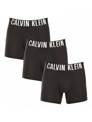 3PACK pánské boxerky Calvin Klein černé NB3609A-UB1 L