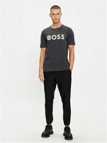 Boss T-Shirt 50512866 Šedá Regular Fit