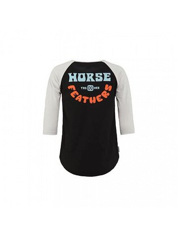 HORSEFEATHERS Top Oly – black cement BLACK velikost XS