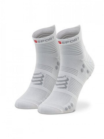 Compressport Klasické ponožky Unisex Pro Racing Socks V4 0 Run Low XU00047B 010 Bílá