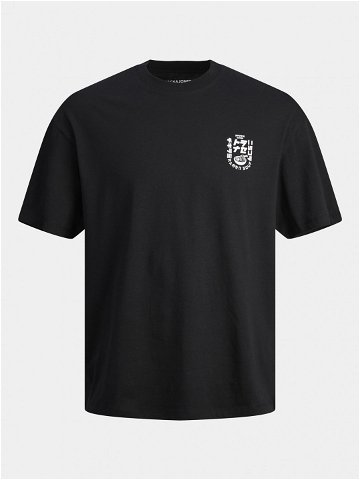 Jack & Jones T-Shirt Dirk 12249223 Černá Wide Fit