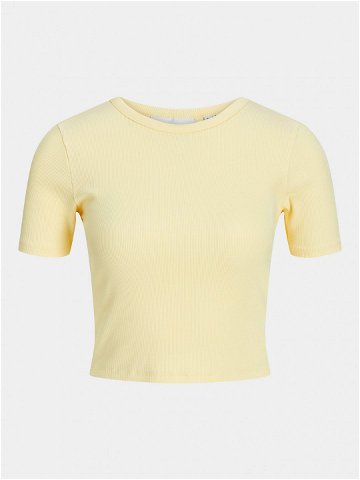 JJXX T-Shirt Florie 12217164 Žlutá Slim Fit
