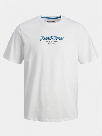Jack & Jones T-Shirt Henry 12248600 Bílá Standard Fit