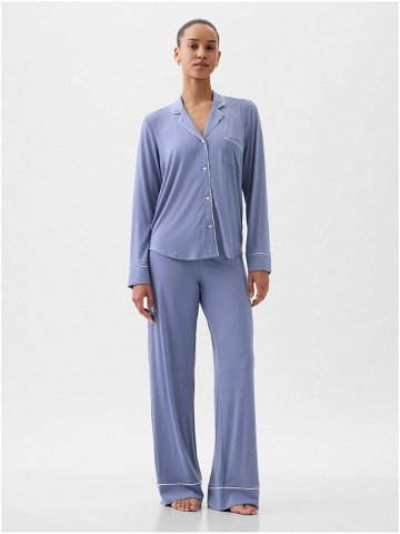 Modrá dámská pyžamová košile GAP