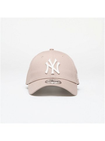 New Era New York Yankees League Essential 9FORTY Adjustable Cap Ash Brown Off White