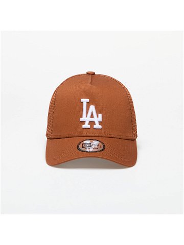 New Era Los Angeles Dodgers League Essential Trucker Cap Brown White