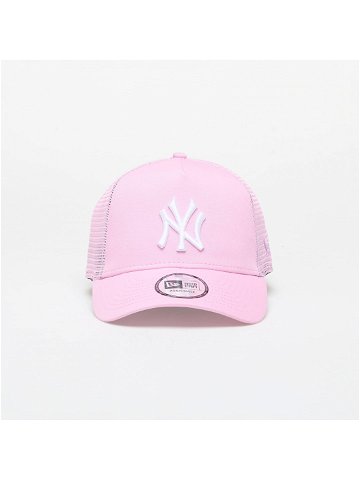 New Era New York Yankees League Essential Trucker Cap Pink White