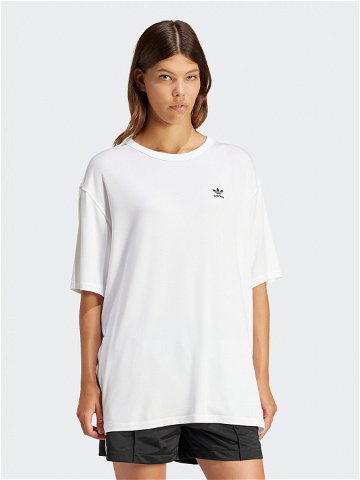 Adidas T-Shirt adicolor Trefoil IR8064 Bílá Loose Fit