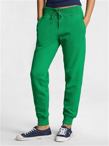 Polo Ralph Lauren Teplákové kalhoty Mari 211839386031 Zelená Relaxed Fit