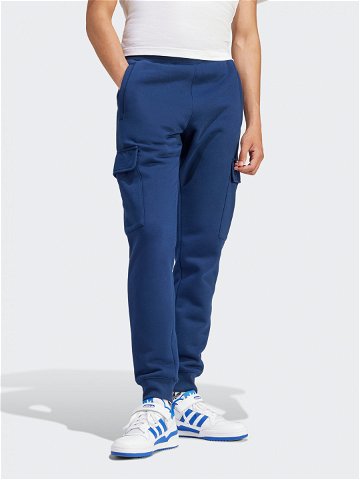 Adidas Teplákové kalhoty adicolor Trefoil IP2757 Tmavomodrá Slim Fit