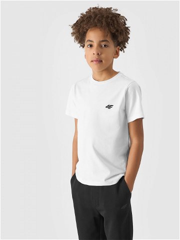Chlapecké hladké tričko – bílé