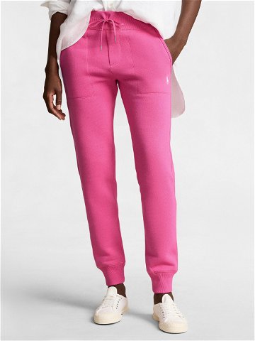Polo Ralph Lauren Teplákové kalhoty Mari 211839386032 Růžová Relaxed Fit