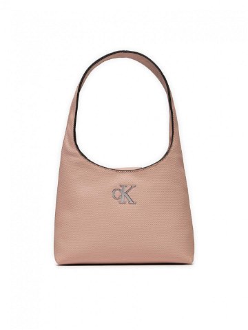 Calvin Klein Jeans Kabelka Minimal Monogram A Shoulderbag T K60K611820 Růžová