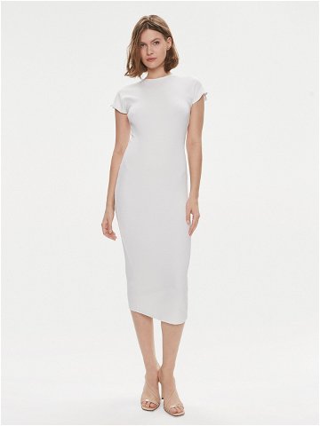 Calvin Klein Letní šaty Q-Nova K20K206537 Bílá Slim Fit