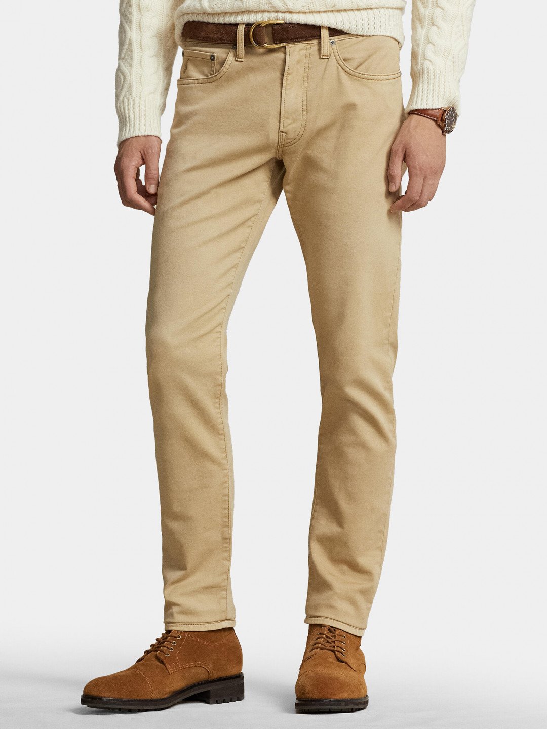 Polo Ralph Lauren Chino kalhoty 710812262012 Béžová Slim Fit