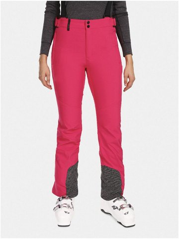 Tmavě růžové dámské lyžařské kalhoty Kilpi RHEA-W