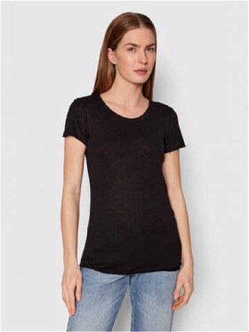 Sisley T-Shirt 3TNHL11A2 Černá Regular Fit