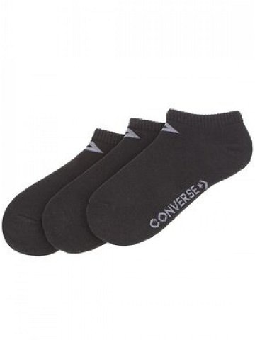 Converse Sada 3 párů dámských vysokých ponožek E751B-3009 Černá