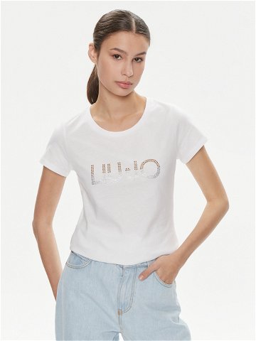 Liu Jo T-Shirt Ecs T-Shirt Basica M VA4216 JS923 Bílá Regular Fit