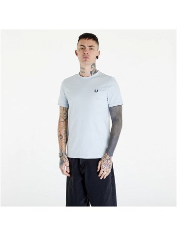 FRED PERRY Ringer T-Shirt Lgice Midnight Blue