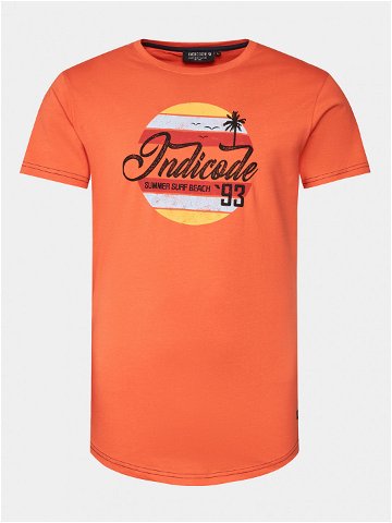 INDICODE T-Shirt Chill 40-934 Oranžová Regular Fit