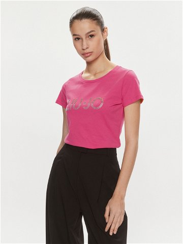 Liu Jo T-Shirt VA4216 JS923 Růžová Regular Fit