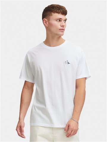 Solid T-Shirt Ilias 21108139 Bílá Regular Fit