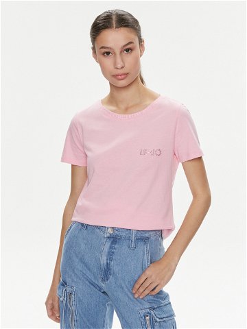 Liu Jo T-Shirt Moda M C MA4395 J6308 Růžová Regular Fit