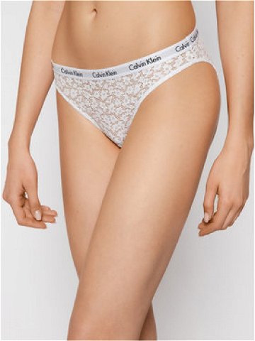 Calvin Klein Underwear Klasické kalhotky 000QD3860E Bílá