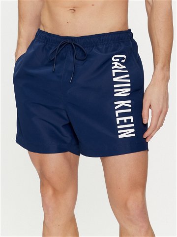 Calvin Klein Swimwear Plavecké šortky KM0KM01004 Tmavomodrá Regular Fit
