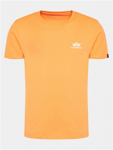 Alpha Industries T-Shirt Basic T Small 188505 Oranžová Regular Fit