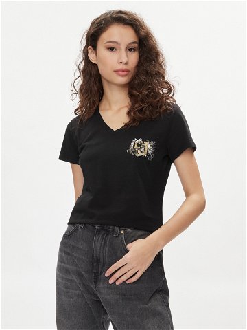 Liu Jo T-Shirt TA4203 JS003 Černá Regular Fit
