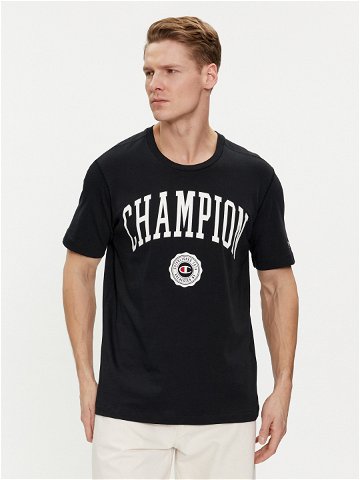 Champion T-Shirt 219852 Černá Comfort Fit